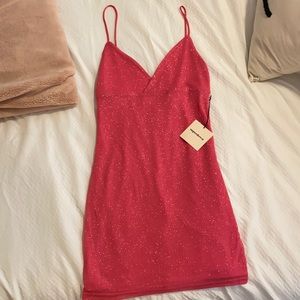 Super down Sydney sparkle mini dress